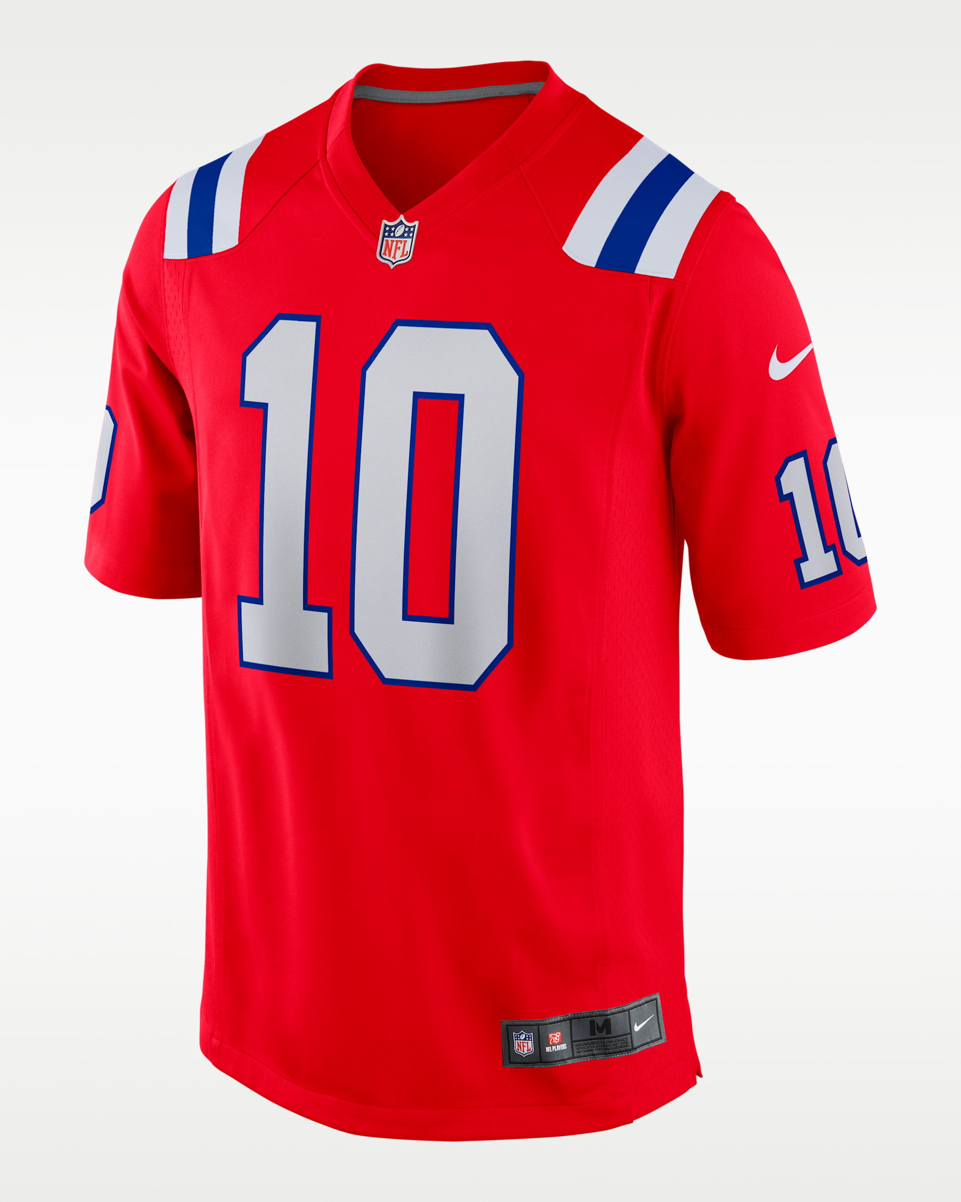 ユニフォーム New England Patriots Red Limited Nike Drake Maye New England Patriots Men's Nike NFL Game Jersey. Nike.com